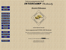 Tablet Screenshot of intercamp-oberlausitz.de